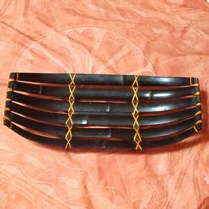 Beautiful Vintage Bamboo Two Tone Home Decor Piece